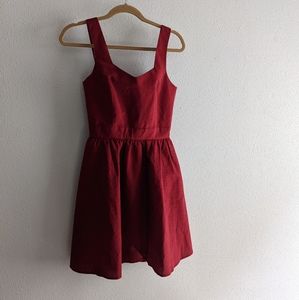 Lauren James Garrison Dress - Crimson
